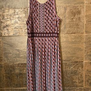 Max studio geometric mid dress